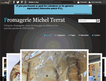 Tablet Screenshot of fromagerie-michel-terrat.com